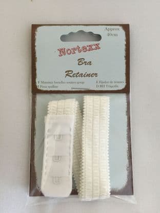 NBR/1 Bra Retainer Strap: White - 43cm