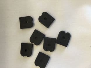 NEC/12 Dress Boning End Caps: 200 x 12mm - Choice of Colour