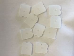 NEC/8 Dress Boning End Caps: 200 x 8mm - Choice of Colour