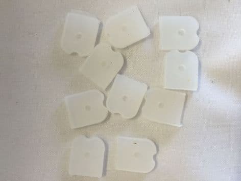 NEC/8 Dress Boning End Caps: 200 x 8mm - Choice of Colour