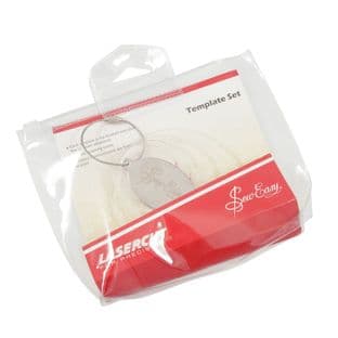 NL4148 Template Set: Mini Circles: 4 Sizes: 1 to 3 Inches