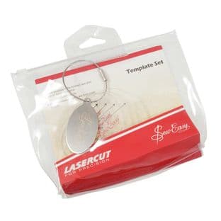 NL4150 Template Set: Mini Hearts: 4 Sizes: 1 to 3 Inches