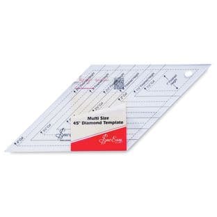 NL4167 Quilting Template: 45 Degree Diamond