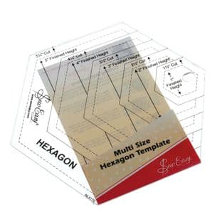 NL4170 Quilting Template: Hexagon