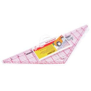 NL4175 Quilting Rule: Half Diamond: 14.5 x 4.5 inch