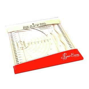 NL4195 Slash 'n' Circle Rule: 31cm x 26cm