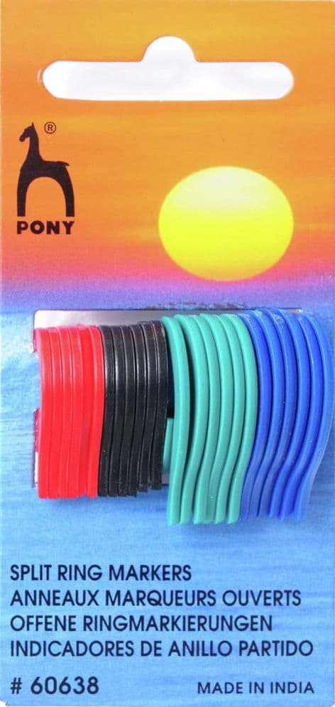 P60638 Flat Ring Stitch Markers
