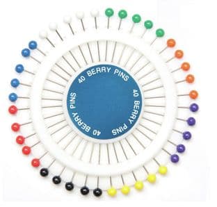 PB.668 Berry Pins: Nickel - 34mm, 40pcs x 16