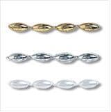 Pearl Beading: Plain: Drop: 25m x 3mm - Full Colour Range