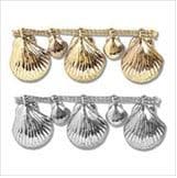 Pearl Beading: Shaped: Shell: 10m x 22mm - Full Colour Range