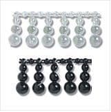 Pearl Beading: Shaped: Tri-Size Drop: 10m x 19mm - Full Colour Range