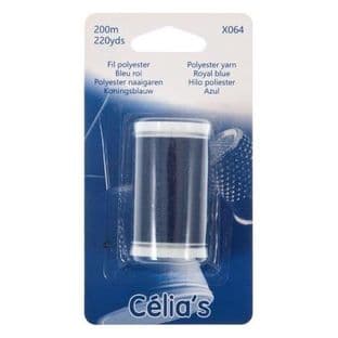 Polyester Thread: Royal Blue: 200m