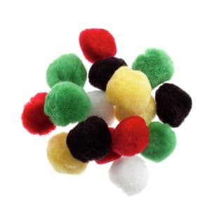 Pom Poms: 2.5cm (1in) - Full Colour Range