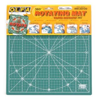 RM-30 Rotating Mat: 30x30cm / 12x12in