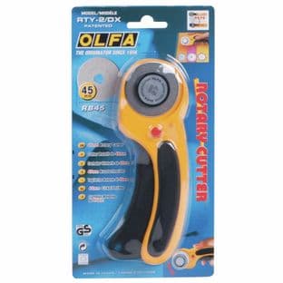 RTY-2\DX olfa Rotary Cutter: Deluxe Retracting 45mm