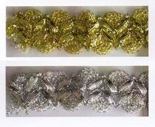 SP-01 Metallic Braid Trimming - 10m - Full Colour Range