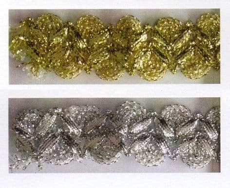 SP-01 Metallic Braid Trimming - 10m - Full Colour Range