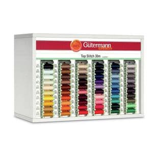 SVKA60/6 Gutermann Cabinet (White): Top Stitch 30m