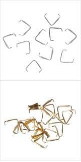 TDF Deluxe: Fancy Bail: Plated: 3 Packs of 10 - Gold or Silver