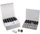 Thread and Bobbin Set: Black and White: 72 Pieces