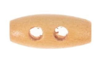 Toggle: Wooden: 15mm: 2 Hole