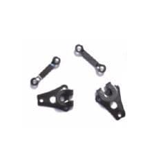 Trouser Hooks and Bars: Steel: 9mm - 100 Sets - Choice of Colour