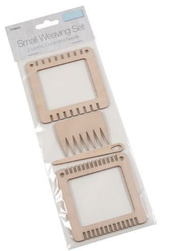 TTW003 Weaving Set Two Small Frames Comb & Needle