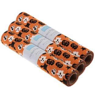 TTX78 Fabric Rolls: Halloween: 2m x 28cm: Orange