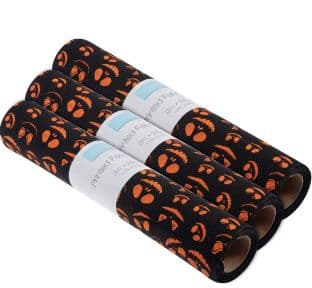 TTX79 Fabric Rolls: Pumpkins : 2m x 28cm: Black