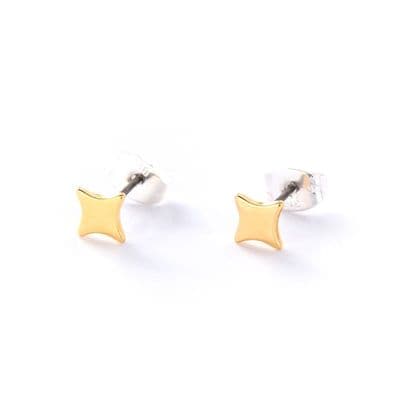 Carrie Elspeth Gold Star Stud Earrings