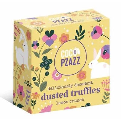 Coco Pzazz Easter Lemon Crunch Dusted Truffles