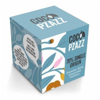 Coco Pzazz, Nina 70% Single Origin Ecuador Giant Buttons