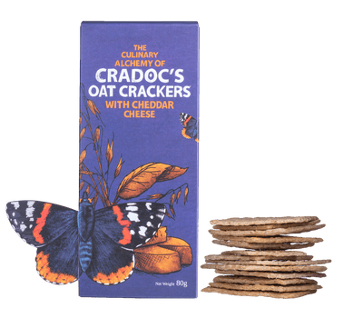 Cradocs Crackers - Oat Crackers  with Cheddar Cheese