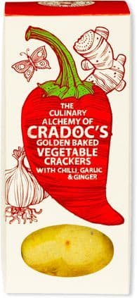 Cradocs Crackers - Vegetable Crackers with Chilli, Garlic & Ginger