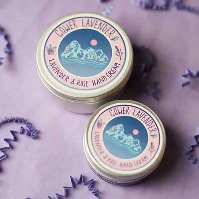 Gower Lavender - Lavender and Rose Hand Cream