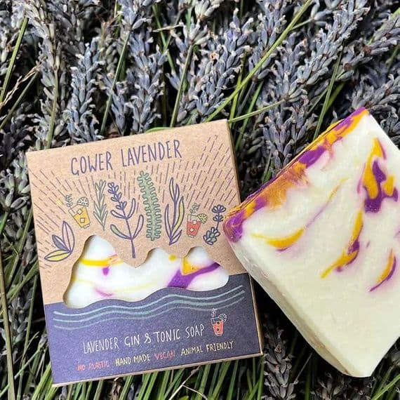 Gower Lavender - Lavender Gin and Tonic Soap