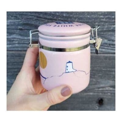 Halen Mon Llanddwyn Ceramic Jar with 100g Pure White Sea Salt