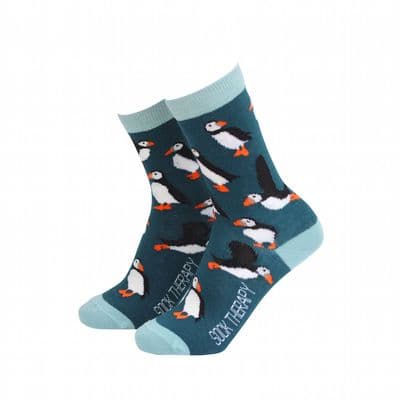 Puffins - Ladies Bamboo Socks