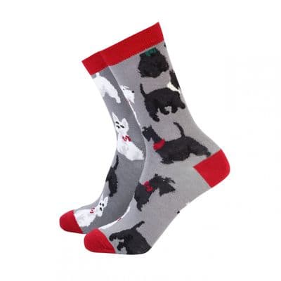 Scottie Dogs - Ladies Bamboo Socks