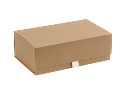 Small Magnetic Card Gift Box - Kraft (2-4 items)