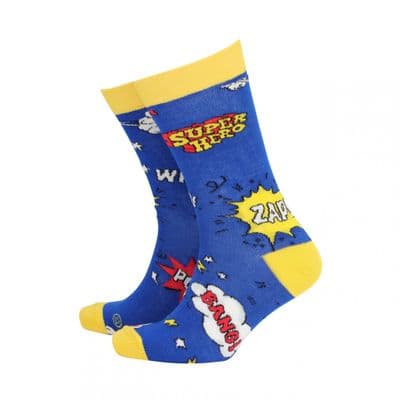 Super Hero – Men’s Welsh Bamboo Socks