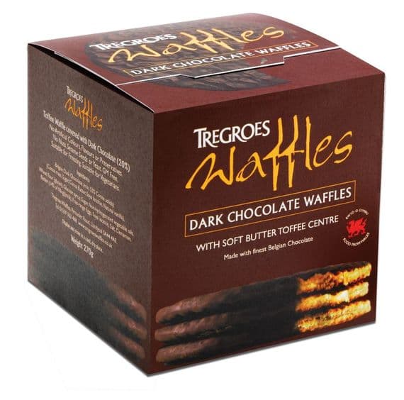 Tregroes  Dark Chocolate Waffles