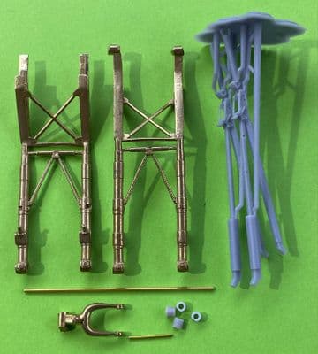 Avro Lancaster undercarriage for 1/48 HK Models kit