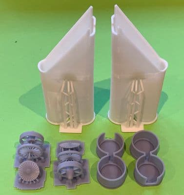 Avro Vulcan '201' Olympus  Seamless intakes for 1/72 Airfix kit