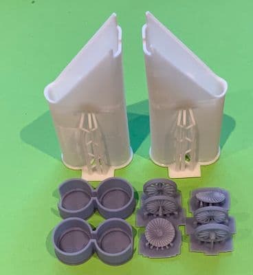 Avro Vulcan '301' Olympus  Seamless intakes for 1/72 Airfix kit