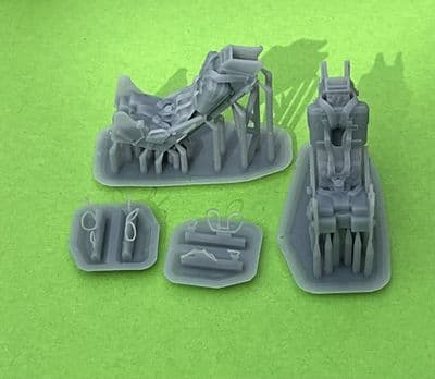 Blackburn Buccaneer Late Style Ejection Seats for Airfix 1/72 kit