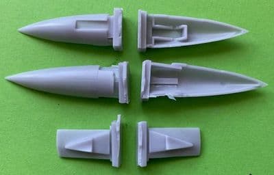 Blackburn Buccaneer S.1 Exhaust & Airbrake Upgrade for Airfix kit