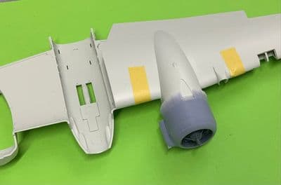 Bristol Beaufighter Mk.IF replacement cowling and engines for 1/48 Revell kit