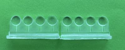 Clear lenses for camera ports.