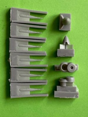 de Havilland DHC-6 Twin Otter Engine Set Upgrade for 1/72 Revell / Matchbox kit